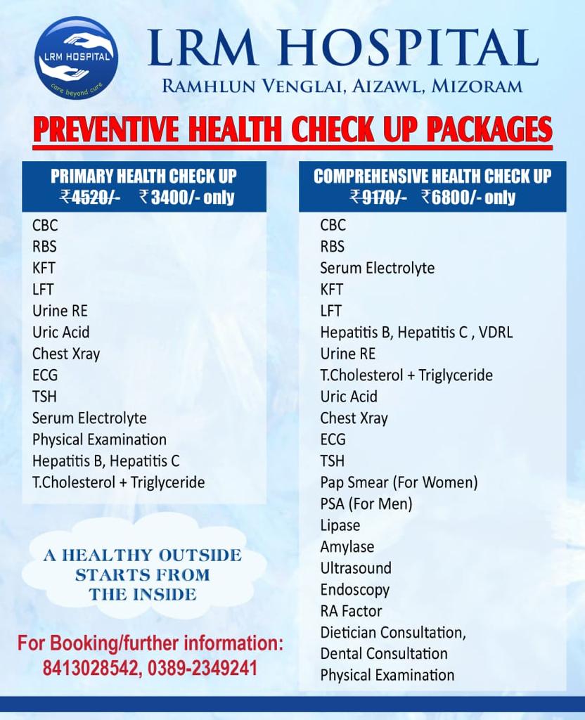 COMPREHENSIVE HEALTH CHECK